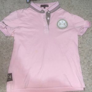 Thrifted Pink Collared Shirt